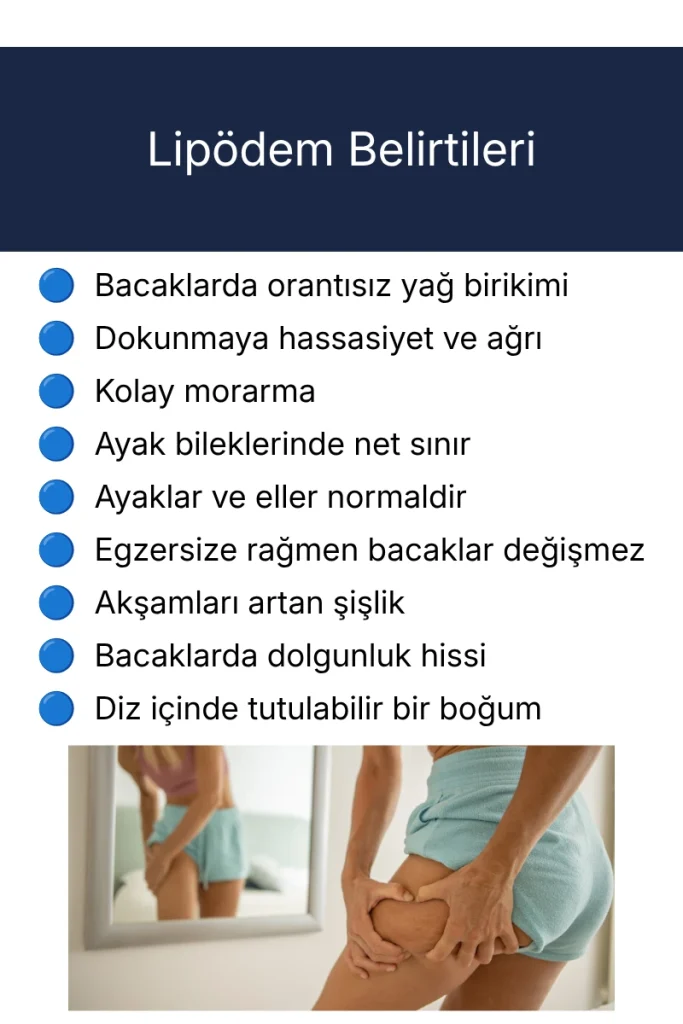 ayna karşısında lipödem testi