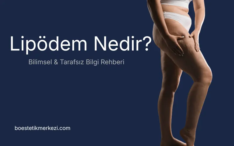 Lipödem nedir - BO Estetik bilgi rehberi